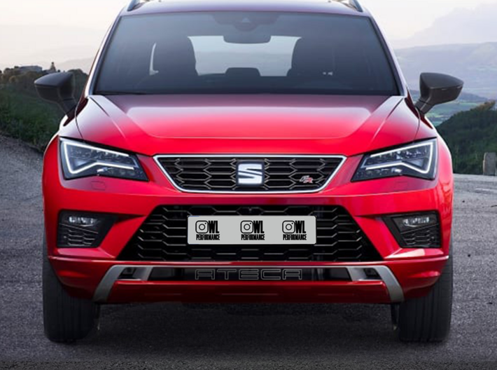 ATECA Logo for the lower grille 3d printed 