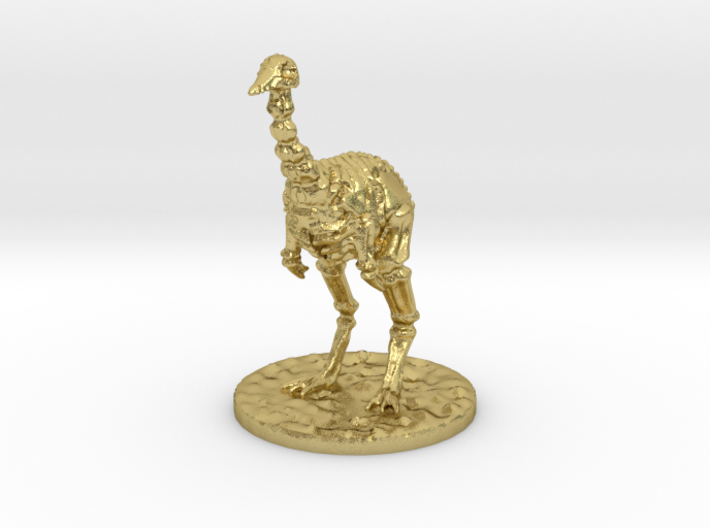 The Skeletal Ostrich 3d printed