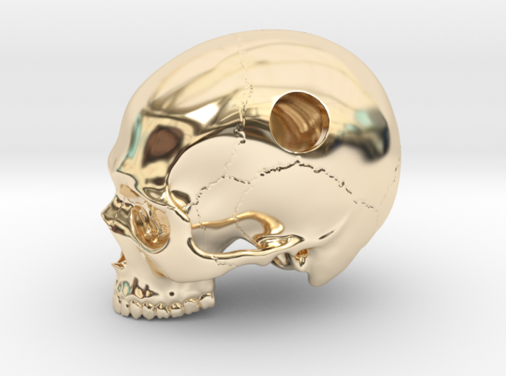 Skull Pendant _ P01 3d printed