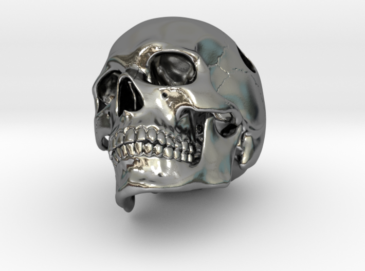 Skull Pendant _ P02 3d printed 