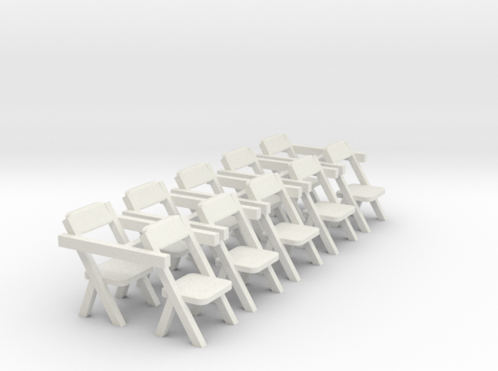Folding Chairs 3d printed
