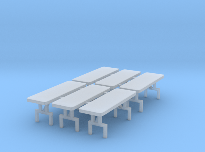 6' Tables Set Up (6 Pack) 3d printed