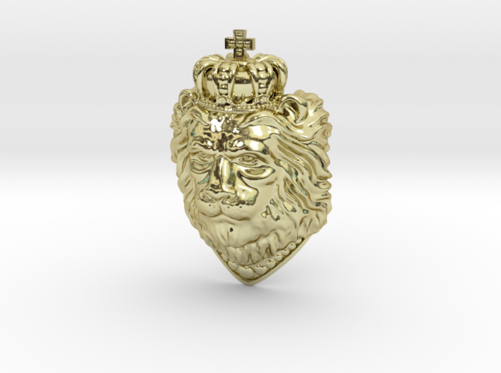 Lion King Pendant 3d printed 
