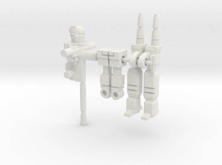 June Darby RoGunner 3d printed White Parts