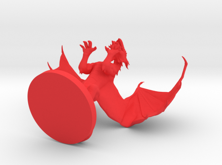 Red Dragon Wyrmling 3d printed 
