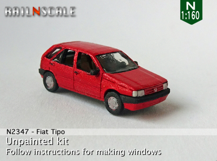 Fiat Tipo (N 1:160) 3d printed