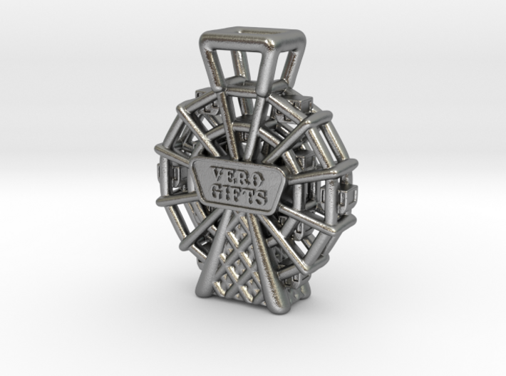 Wonder Wheel Pendant 3d printed 3D Model