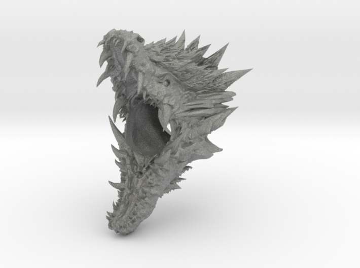 Dragon Blade Ring 3d printed
