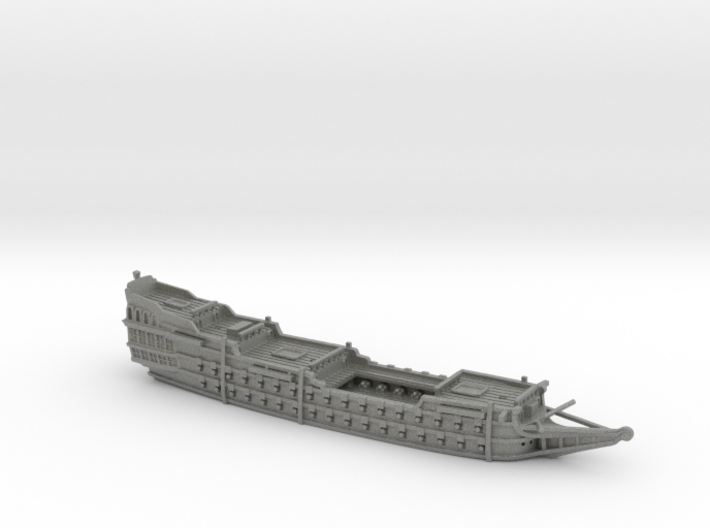 1/700 Galleon (Hull) 3d printed