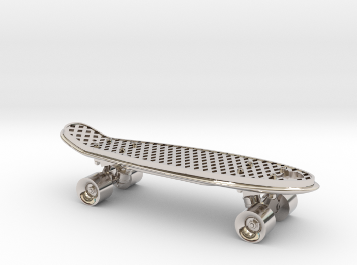 Penny Skateboard charm 3d printed