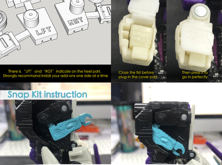 ER: Snap Kit for Snapdragon 3d printed 