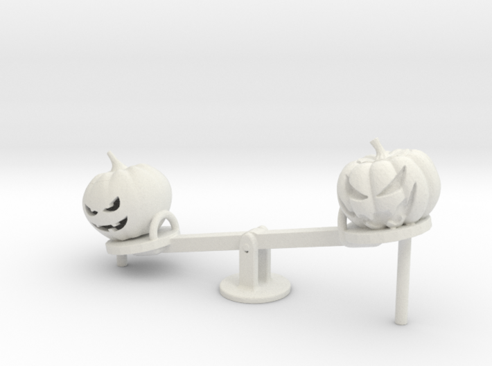 O Scale Seesaw Pumpkins 3d printed This is a render not a picture