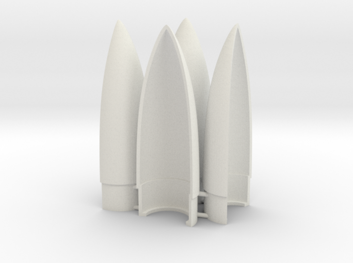 PNC-5E-half cones 3d printed