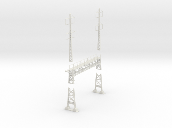 PRR signal lattice 2-2x2-2_3 track 3d printed