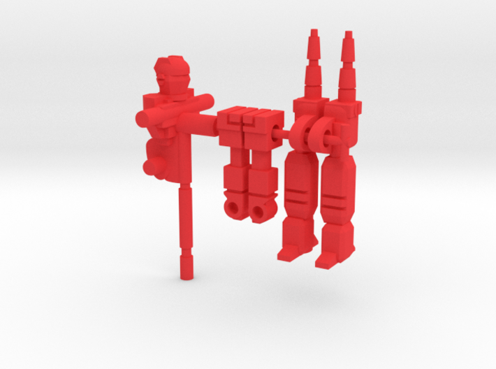 Dart and Howl RoGunners 3d printed Red Parts