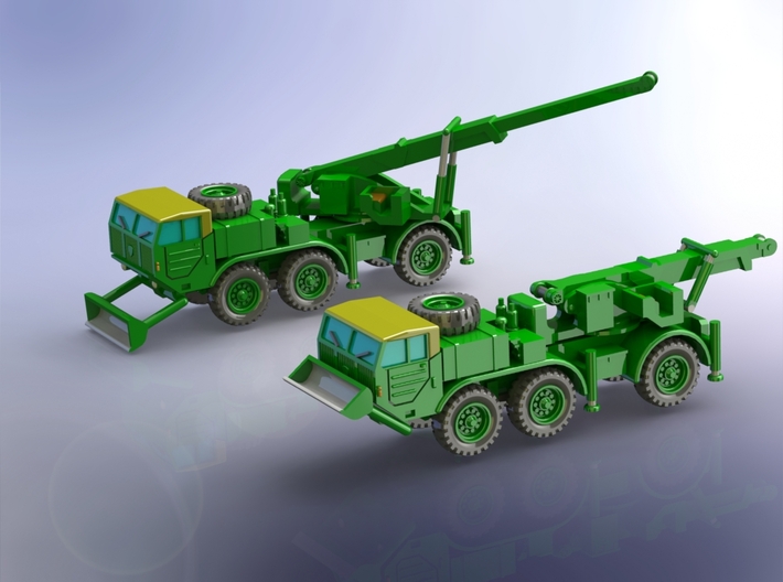 Faun LK 12/21-400 Mobile Crane 1/160 3d printed One Model, two variants possible