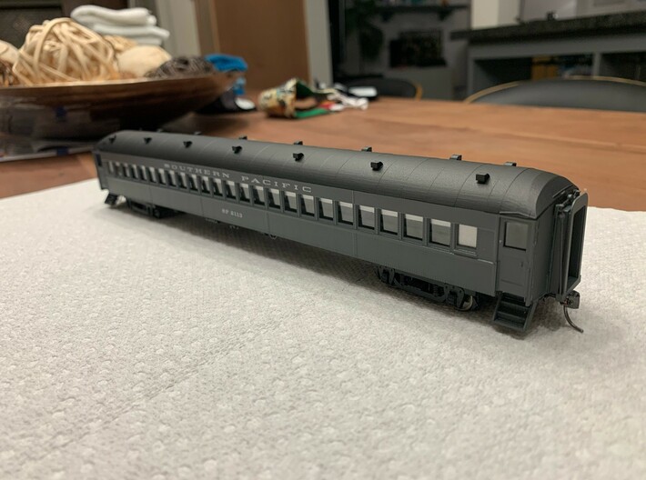 HO Southern Pacific Suburban Coach 3d printed 