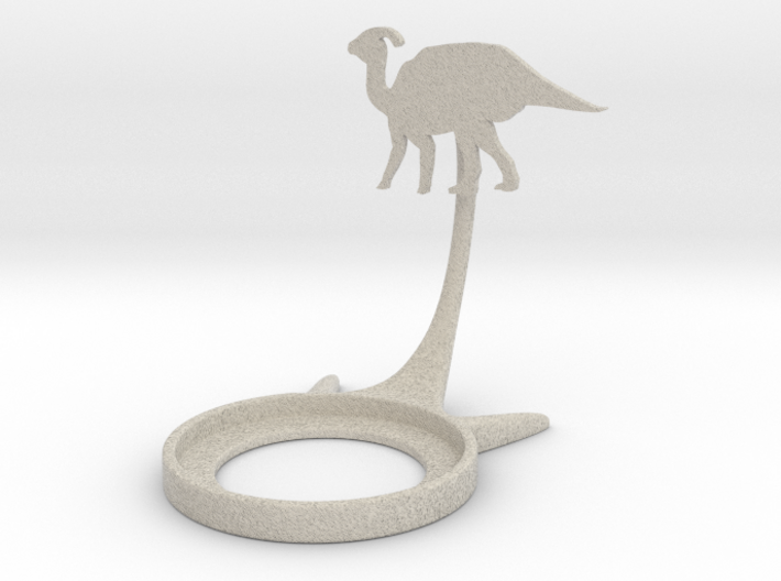 Dinosaur Parasaurolophus 3d printed