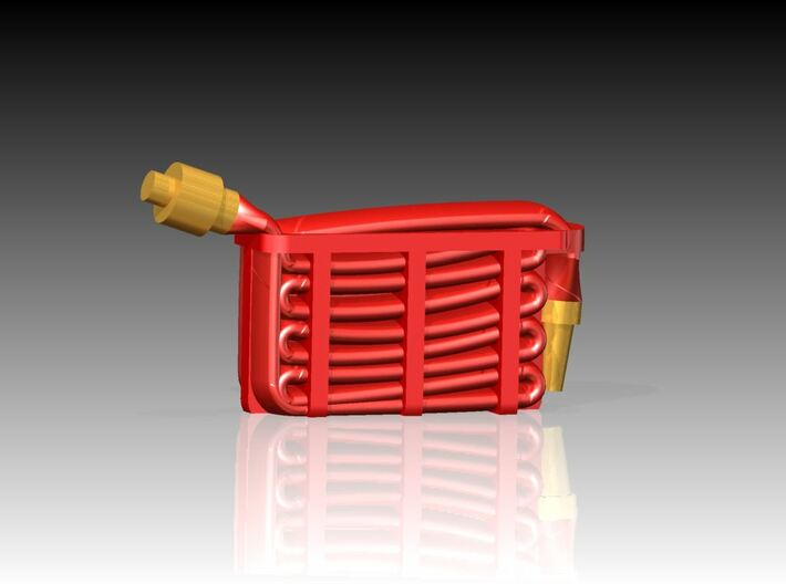 Fire Hose - Flaked x 6 1/64 3d printed
