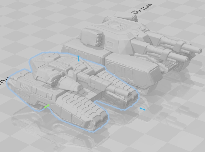 Mammoth Tank 6mm vehicle miniature model Epic game 3d printed 