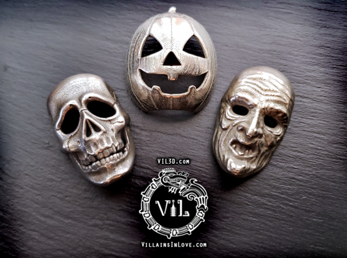 Halloween 3 SKULL Pendant ⛧VIL⛧ 3d printed See our store for MORE HALLOWEEN Pendants