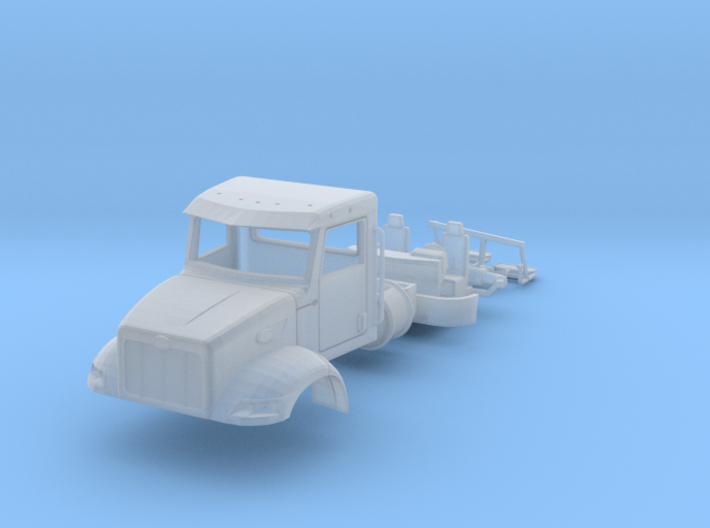 Peterbilt 348 Factory Style 1-87 HO Scale 3d printed