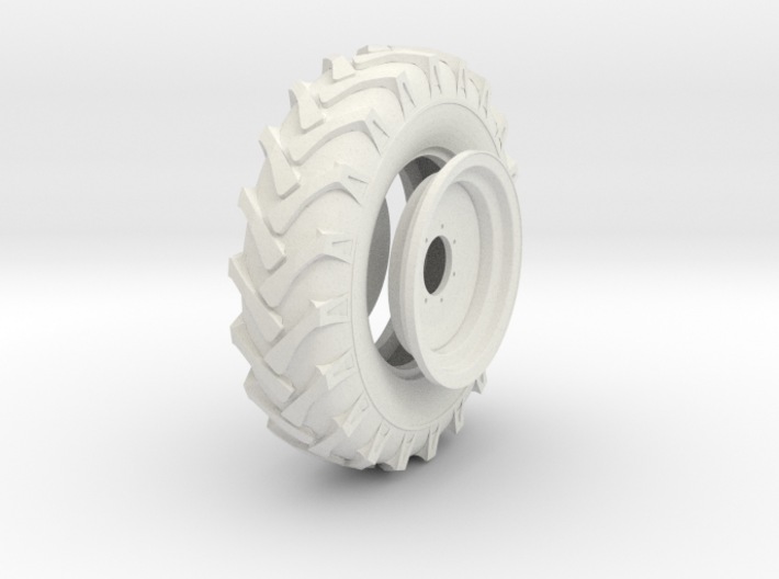 1/10 18.4-38 tractor tire &amp; wheel 3d printed