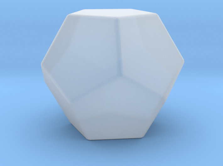 Dodecahedron Rounded V1 - 10mm 3d printed