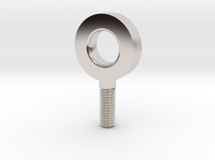 M3 screw eye for DuoLetter Shapes 3d printed M3 screw eye for DuoLetter Shapes