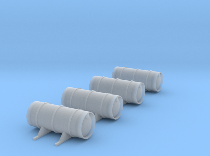 Nuclear Cask - Set of 4 - Nscale 3d printed