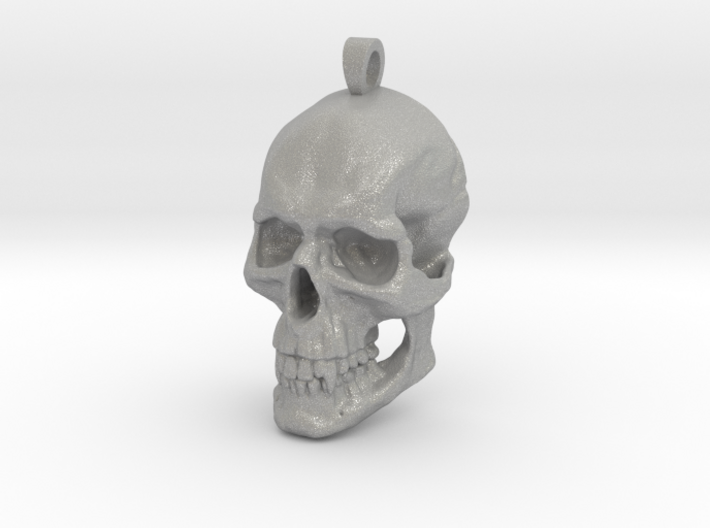 skull pendant 3d printed