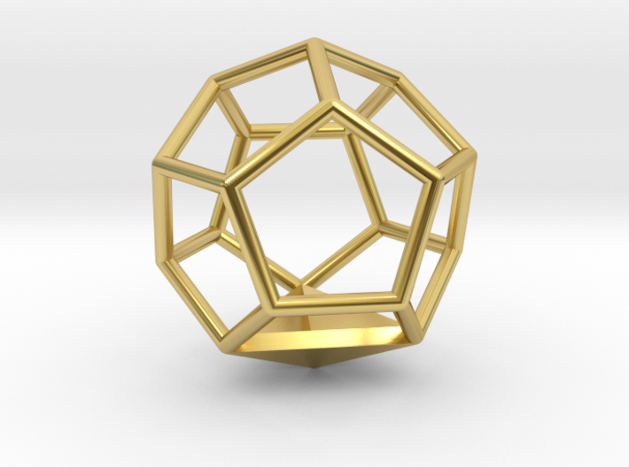 Dodecahedron Pendant 3d printed Dodecahedron Pendant - Render