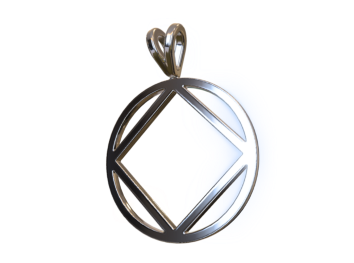 Narcotics Anonymous Pendant 3d printed