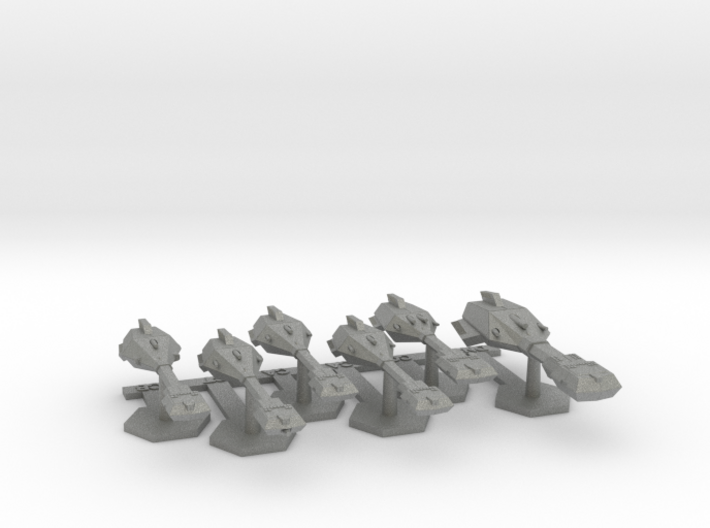 7000 Scale Trobrin Fleet Command Collection MGL 3d printed