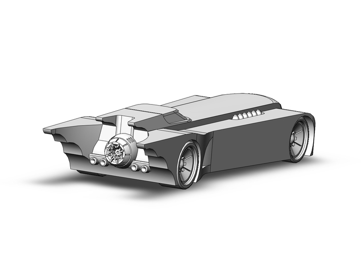 Batmobile Animated  3d printed 