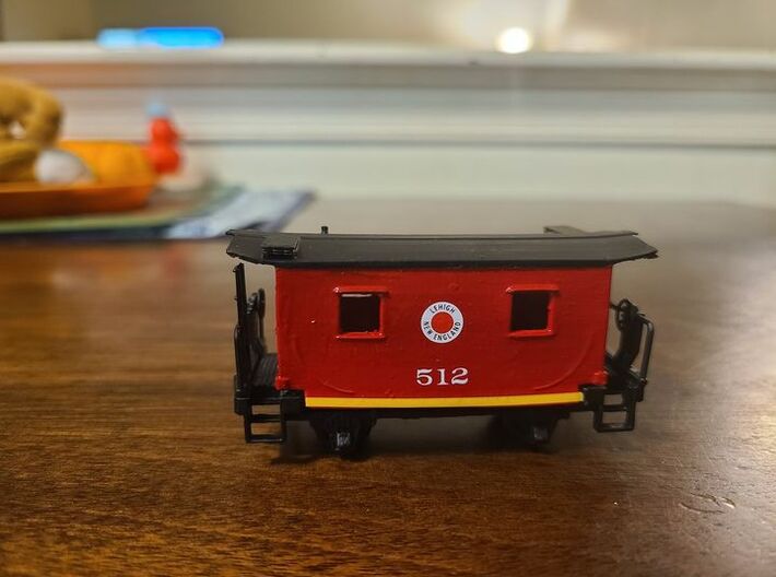 HO Bobber Caboose without Cupola 3d printed 