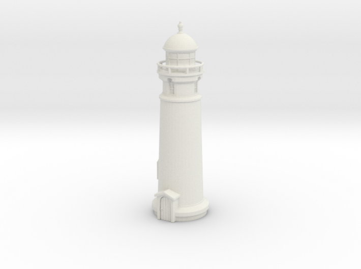 Lighthouse (round) 1/87 3d printed