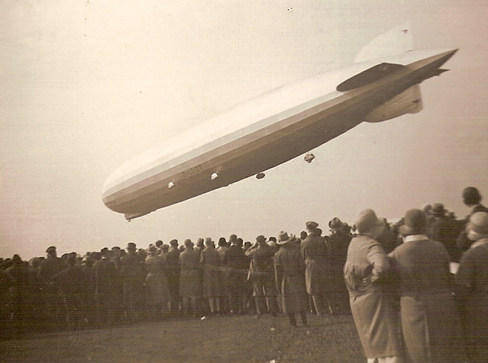 Nameplate Graf Zeppelin 3d printed Airship Graf Zeppelin D-LZ 127.