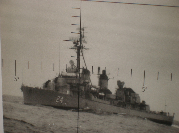 Nameplate ARA Almirante Storni 3d printed Fletcher-class destroyer ARA Almirante Storni.