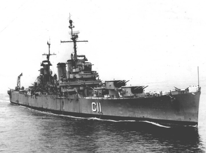 Nameplate Almirante Barroso 3d printed Brooklyn-class cruiser Almirante Barroso.