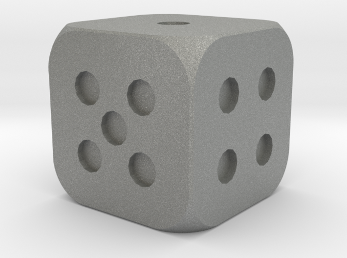 1.6cm balanced 6 sided dice (d6) 3d printed