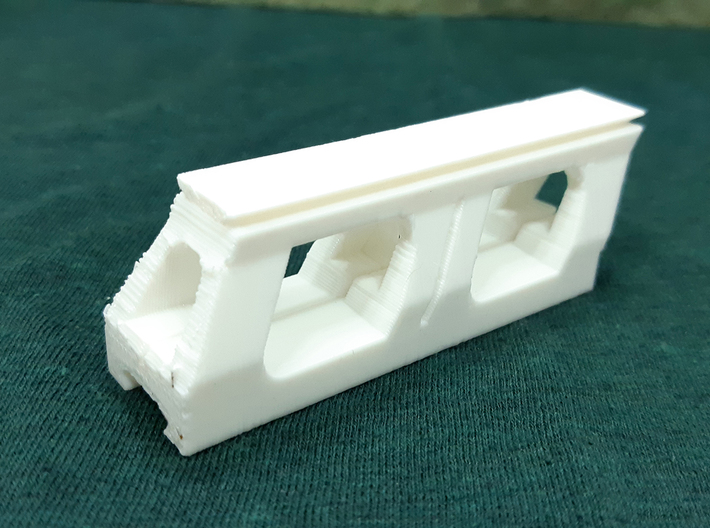 Dovetail to Dovetail Riser - 2.4cm Elevation 3d printed 