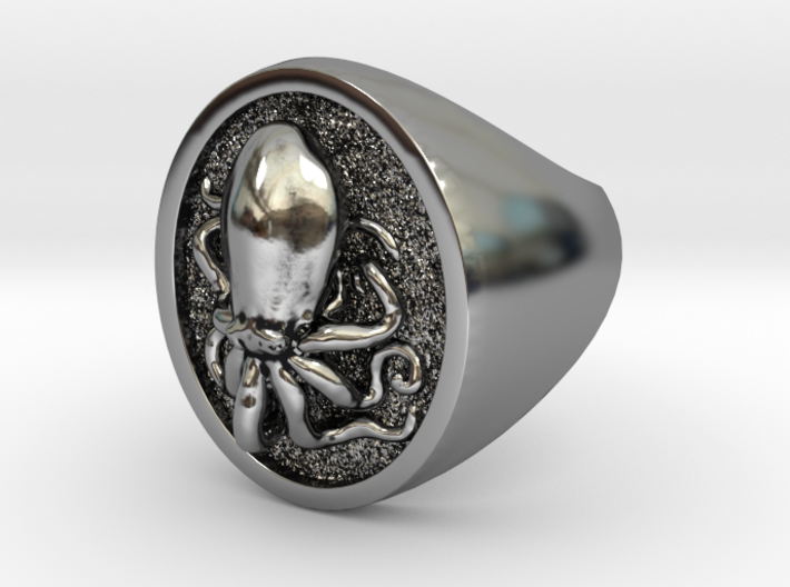Octopus Ring No.1 3d printed 
