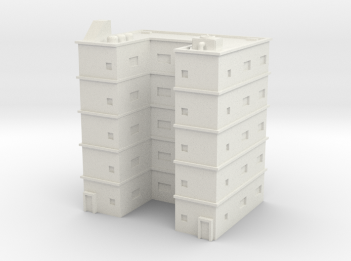 Residential Building 01 1/144 3d printed
