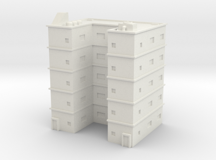 Residential Building 01 1/160 3d printed