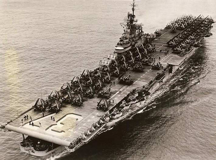 Nameplate USS Princeton CV-37 3d printed Essex-class aircraft carrier USS Princeton CV-37.
