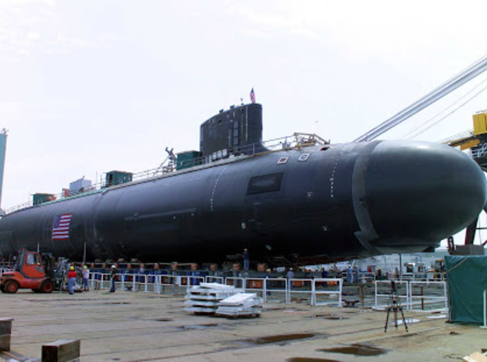 Nameplate USS Virginia SSN-774 3d printed Virginia-class nuclear-powered attack submarine USS Virginia SSN-774.