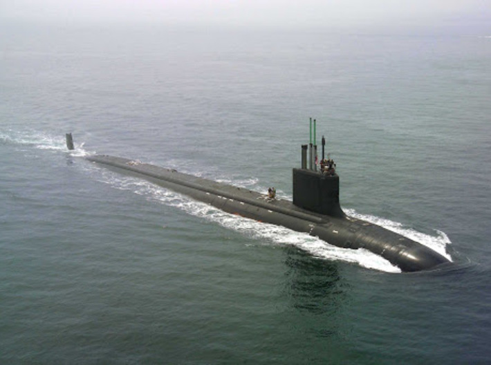 Nameplate USS Virginia SSN-774 3d printed Virginia-class nuclear-powered attack submarine USS Virginia SSN-774.