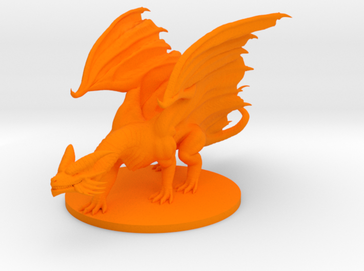 Young Copper Dragon 3d printed 