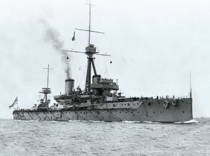 Nameplate HMS Dreadnought 3d printed Dreadnought-class battleship HMS Dreadnought.
